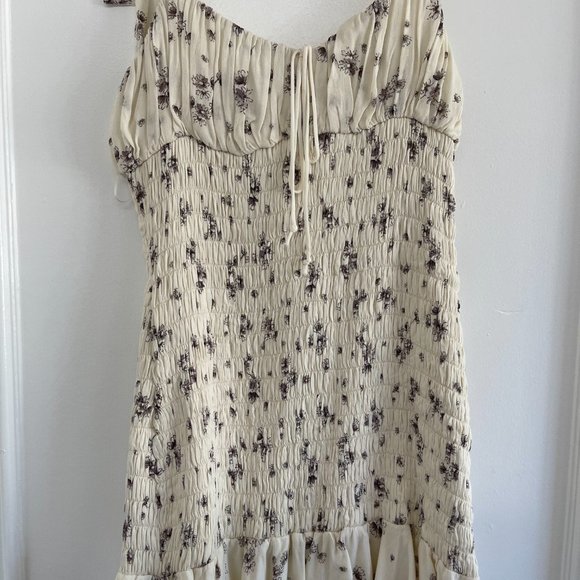 Floral Smocked Mini Dress - Picture 5 of 6